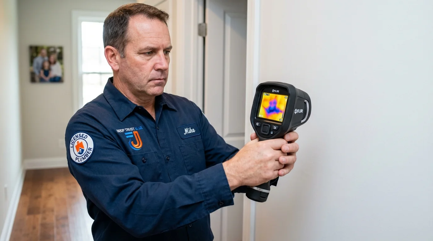 Thermal imaging leak detection by Johns Plumbing LLC in Point Clear
